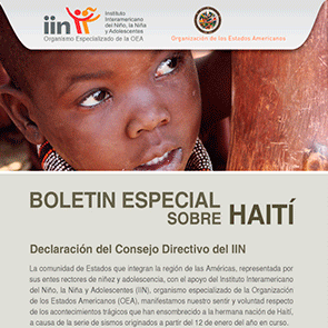Boletín especial sobre Haití